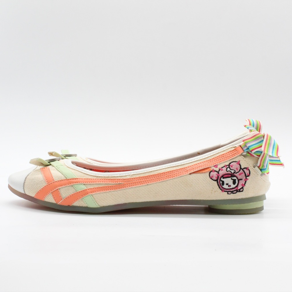 Onitsuka Tiger y2k vintage Lunetta ballet flat Toki Doki RARE women’s 7 sample - Picture 2 of 10